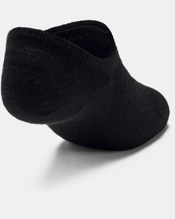 ถุงเท้า UA Ultra Lo ยูนิเซ็กส์ – ถุงเท้าแพ็ก 3 คู่ in Black image number 3